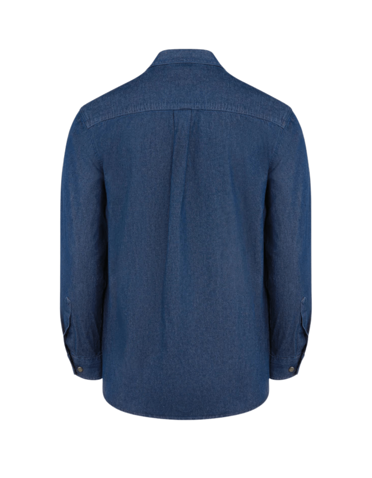Dickies Denim Long Sleeve Work Shirt (Indigo Washed) - City of Bulls Clothing & Apparel - 